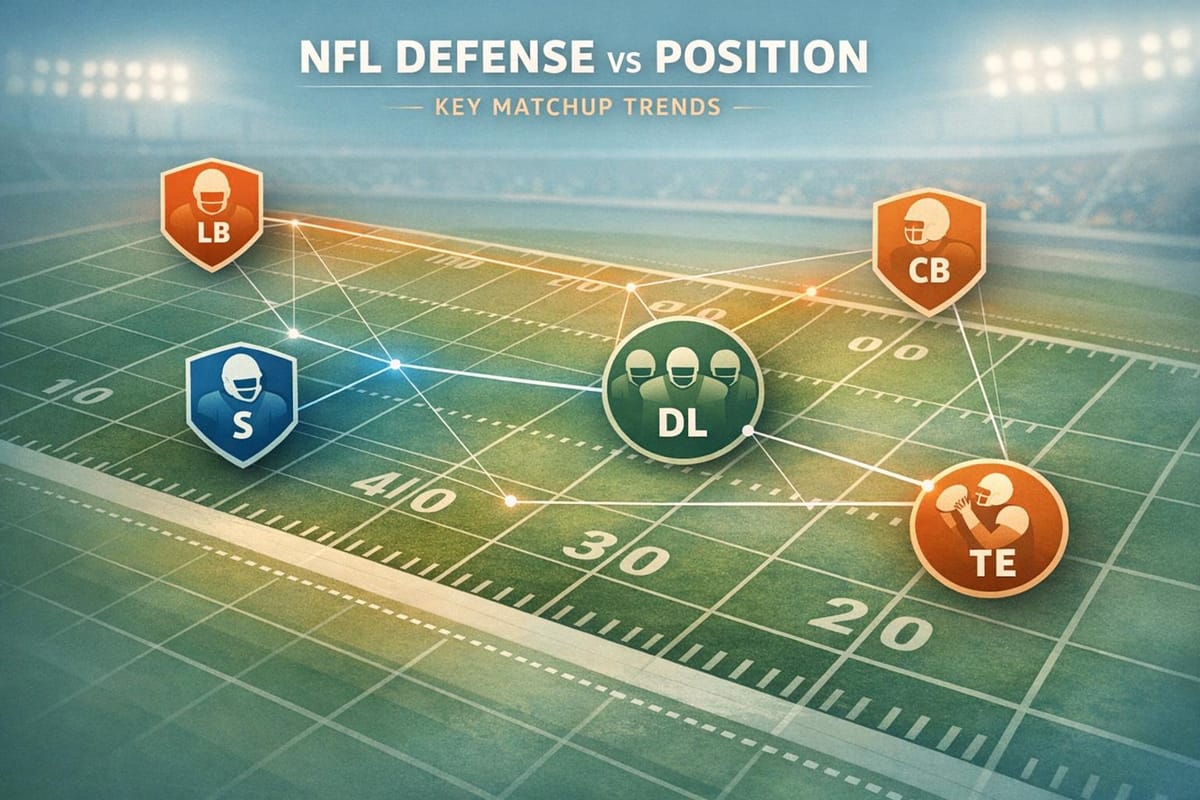 NFL Defense vs Position: Key Matchup Trends