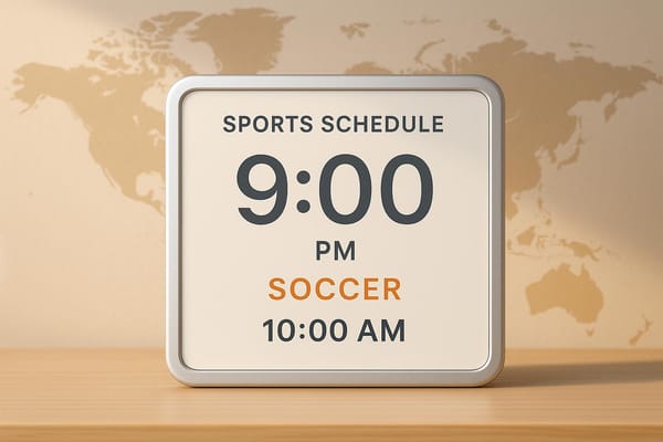 Sports Schedule Converter